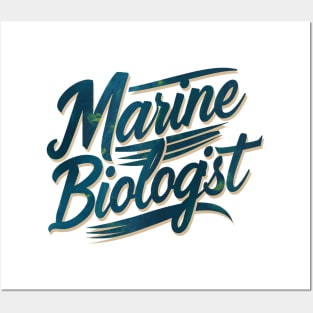 Marine biologist gift Posters and Art